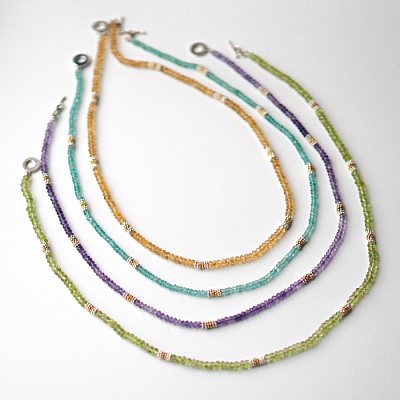 Mini bead strands